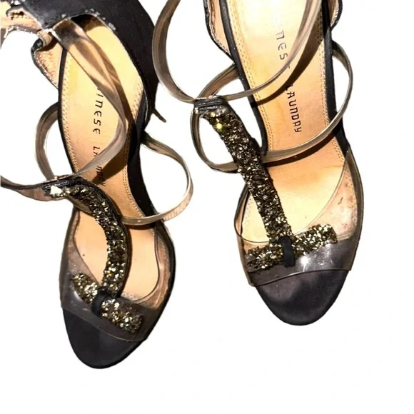 Chinese Laundry Black High Heel Sandals - Picture 8 of 8